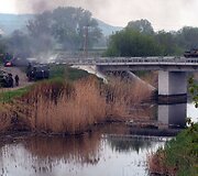 Ukrainos kariai netoli Slovjansko miesto