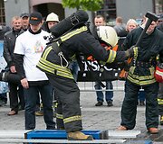 Stipriausio ugniagesio gelbėtojo varžybos