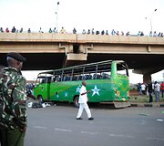 Nairobyje sprogus bomboms autobusuose žuvo mažiausiai du žmonės