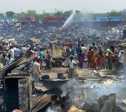 Gaisro padariniai Naujajame Delyje 