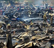 Gaisro padariniai Naujajame Delyje 