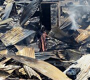 Gaisro padariniai Naujajame Delyje 