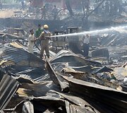 Gaisro padariniai Naujajame Delyje 
