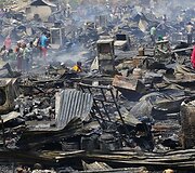 Gaisro padariniai Naujajame Delyje 