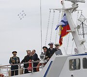 Rusijos prezidentas Vladimiras Putinas Sevastopolyje