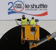 Eurotunelis mini atidarymo 20-metį