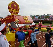 Dien Bien Phu mū&scaron;io metinių minėjimas Vietname