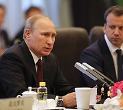 Rusijos prezidentas Vladimiras Putinas Kinijoje