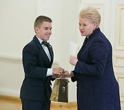 Dalia Grybauskaitė pasveikino TV projekto &bdquo;Lietuvos tūkstantmečio vaikai&ldquo; nugalėtojus.