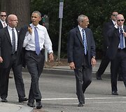 JAV prezidentas Barackas Obama Va&scaron;ingtone 