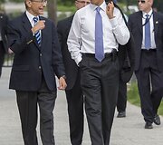 JAV prezidentas Barackas Obama Va&scaron;ingtone 