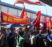 Protestuotojai Vietname