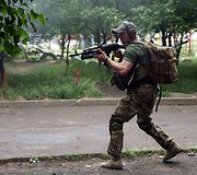 Prorusi&scaron;kas teroristas Luhanske