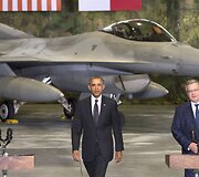 JAV prezidentas Barackas Obama ir Lenkijos prezidentas Bronislawas Komorowskis