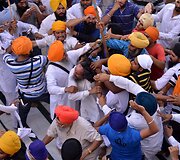 Sikhų susirėmimas &Scaron;iaurės Indijoje 