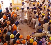 Sikhų susirėmimas &Scaron;iaurės Indijoje 