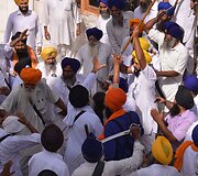 Sikhų susirėmimas &Scaron;iaurės Indijoje 