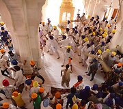 Sikhų susirėmimas &Scaron;iaurės Indijoje 