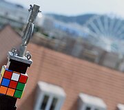 Vengrijoje pastatytas auk&scaron;čiausias &bdquo;Lego&ldquo; kaladėlių bok&scaron;tas. 
