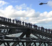 Alpinistai ant Sidnėjaus uosto titlo