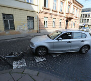 Vilniuje (Liejyklos gatvėje) BMW partrenkė dviratininkę.