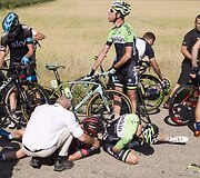 Dviratininkų avarija &bdquo;Criterium du Dauphine&ldquo; lenktynėse