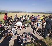 Dviratininkų avarija &bdquo;Criterium du Dauphine&ldquo; lenktynėse