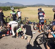 Dviratininkų avarija &bdquo;Criterium du Dauphine&ldquo; lenktynėse