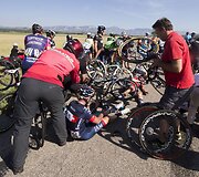 Dviratininkų avarija &bdquo;Criterium du Dauphine&ldquo; lenktynėse