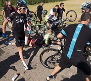 Dviratininkų avarija &bdquo;Criterium du Dauphine&ldquo; lenktynėse