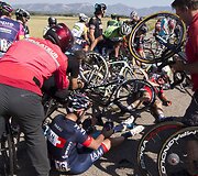 Dviratininkų avarija &bdquo;Criterium du Dauphine&ldquo; lenktynėse