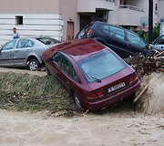 Potvynio padariniai Varnoje