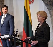 JAV gynybos ata&scaron;ė Lietuvai pasikeitimo ceremonija