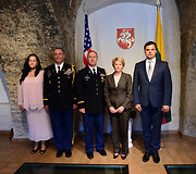 JAV gynybos ata&scaron;ė Lietuvai pasikeitimo ceremonija