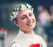 Dainų &scaron;ventės eisena Vilniuje