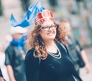 Dainų &scaron;ventės eisena Vilniuje