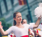 Dainų &scaron;ventės eisena Vilniuje