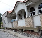 Žemės drebėjimo padariniai Gvatemaloje 