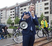 Dviratininkų protestas prie Seimo