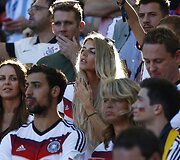 Vokietijos futbolininko Bastiano Schweinsteigerio draugė manekenė Sarah Brandner