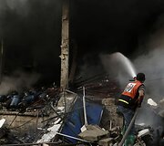 Izraelio pajėgos vėl atakavo taikinius Gazos Ruože