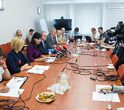 Spaudos konferencija Aplinkos ministerijoje