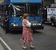 Niujorke per autobuso avariją sužeista turistė