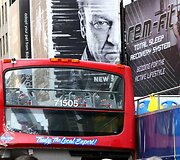 Autobusai po susidūrimo Niujorke