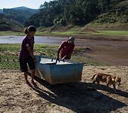 Brazilijoje i&scaron;džiuvusi Paraibunos užtvanka 