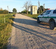 Motoroleris po avarijos Tauragės rajone 