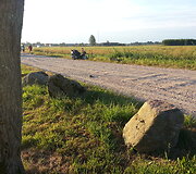 Motoroleris po avarijos Tauragės rajone 