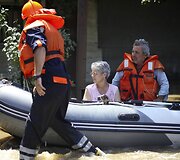 Potvynis Bulgarijos &scaron;iaurės vakaruose