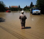 Potvynis Bulgarijos &scaron;iaurės vakaruose