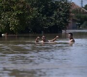 Potvynis Bulgarijos &scaron;iaurės vakaruose